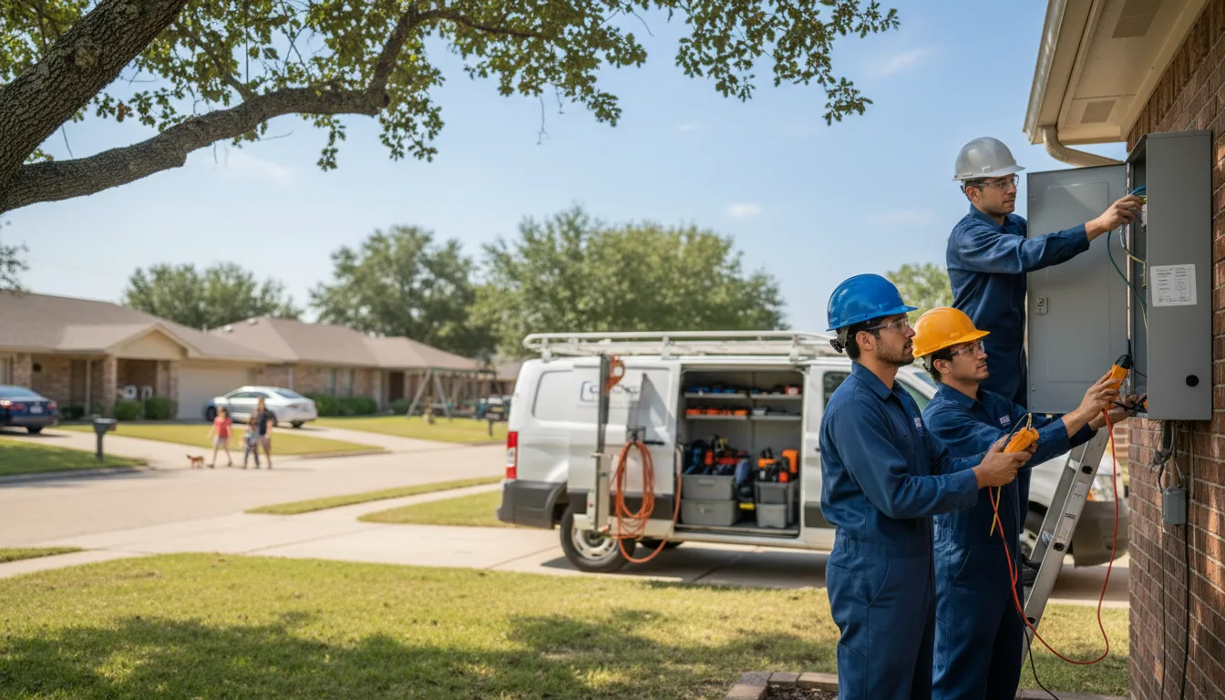 Certified electrician providing emergency electrical services in Everton, AR